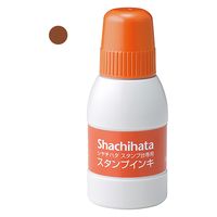 シヤチハタ スタンプ台専用補充インク 小瓶 茶色 SGN-40-BR 1本