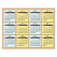 【2024年版】NOLTYカレンダー ステッカー7 C801 1冊 日本能率協会マネジメントセンター（直送品）