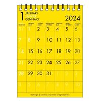 エトランジェディコスタリカ 【2024版】A6 卓上カレンダー 日曜始まり