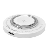 アスコ ワイヤレス　充電器　リング　qi　3in1　RING A3(W) 1台（直送品）