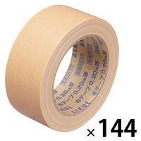 【ガムテープ】 現場のチカラ 布テープ 0.20mm厚 幅45mm×長さ25m 茶 アスクル 1セット（144巻入）  オリジナル