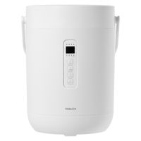 YAMAZEN 上部給水 加湿器 スチーム式 急速モード搭載 2.8L 500ml 3段階 KS-GC281（W） 1台