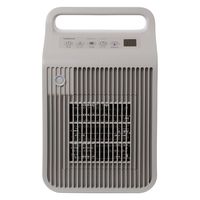 YAMAZEN セラミックヒーター 脱衣所用 人感・温度 Wセンサー 1200W 2段階切替 DSF-VE12（GW） 1台