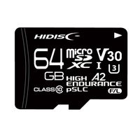HIDISC 産業用microSDカード pSLCチップ採用 高耐久 microSDXCカード 64GB HDMCSDXC64GPSLJP3 1個（直送品）