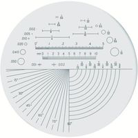 京葉光器 リーフ ガラススケール Sー105 S-105 1個 848-1824（直送品）