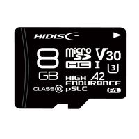 HIDISC 産業用microSDカード pSLCチップ採用 高耐久 microSDHCカード 8GB HDMCSDHC8GPSLJP3 1個（直送品）