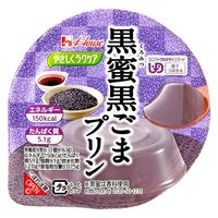 ハウスギャバン やさしくラクケア和風デザートシリーズ　黒蜜黒ごまプリン 63g 1ケース（48個入）（直送品）