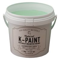 ワンウィル K-PAINT 珪藻土 1.5kg ミントグリーン209355　1缶（直送品）