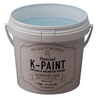 ワンウィル K-PAINT 珪藻土 1.5kg ミントブルー209359　1缶（直送品）