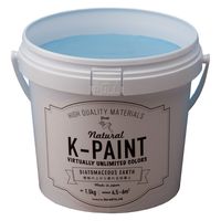 ワンウィル K-PAINT 珪藻土 1.5kg スカイブルー209360　1缶（直送品）