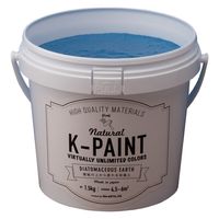 ワンウィル K-PAINT 珪藻土 1.5kg ブルー209361　1缶（直送品）