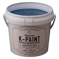 ワンウィル K-PAINT 珪藻土 1.5kg ネイビーブルー209362　1缶（直送品）