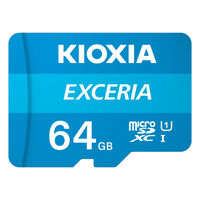 キオクシア microSDXCメモリーカード UHS-I 64GB EXCERIA 11-0906 1個（直送品）