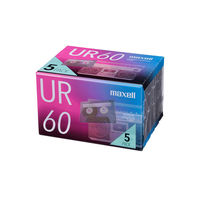 maxell カセットテープ UR 60分 5本パック 17-5161 1個（直送品）
