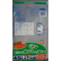大日産業 ハイブリッドごみ袋４５Ｌごみ袋透明３０枚 HBー304 1箱（750枚入）（直送品）