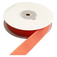 日本紐釦 ベルクロ面ファスナー 縫い付けタイプ 巾25mm 徳用5m巻 A(フック) 1311オレンジ（直送品）