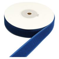 日本紐釦 ベルクロ面ファスナー 縫い付けタイプ 巾25mm 徳用5m巻 A(フック) 1996ブルー（直送品）