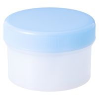軟膏容器 軟膏壺（つぼ ツボ） 丸底 増量タイプ60mL（50g処方時使用サイズ） ブルー（青） 1袋（20個入） オリジナル