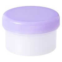 軟膏容器 軟膏壺（つぼ ツボ） 丸底 増量タイプ24mL（20g処方時使用サイズ） パープル（紫） 1袋（30個入） オリジナル