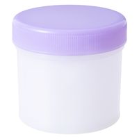 軟膏容器 軟膏壺（つぼ ツボ） 丸底 増量タイプ120mL（100g処方時使用サイズ） パープル（紫） 1袋（20個入） オリジナル