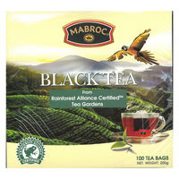 MABROC（マブロック） レインフォレスト・アライアンス認証 紅茶ティーバッグ 1箱（100バッグ入）