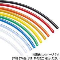 日本ピスコ ポリウレタンチューブ50M巻 黒色 UB0320ー50ーB UB0320-50-B 1セット(5本)（直送品）