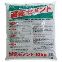 家庭化学工業 速乾セメント グレー 10kg 4905488106069 1セット(4袋)（直送品）