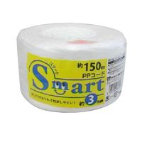 宮島化学工業 SmartPPコード 白 3mm×150m ES315 1セット(8巻)（直送品）