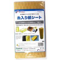 もりや産業 糸入り紙シート 茶 約1mX2m SF-B045 1セット(6枚)（直送品）