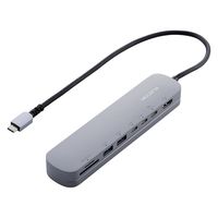 ドッキングステーション USB Type-C接続 HDMI USB-A SDカードスロット PD85W USBハブ 固定スタンド付