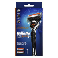 ジレット（Gillette）髭剃り プログライド マニュアルホルダー 本体+替刃2個付 カミソリ  P＆G