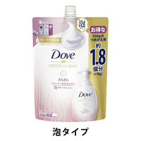 【アウトレット】ダヴ（Dove） うるおいホイップ　さっぱり ボディウォッシュ（ボディソープ） さらさら 詰め替え 770g ユニリーバ【泡タイプ】