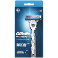 ジレット（Gillette）髭剃り マッハシンスリーターボ 高性能3枚刃 本体＋替刃1個付 カミソリ 男性用 P&G