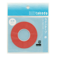 TTC ラインテープ 4.0mm 赤 25-1590 1セット(1個×2)
