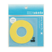 TTC ラインテープ 1.5mm 黄 25-1690 1セット（2個）（直送品）