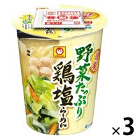 東洋水産 マルちゃん 謹製 野菜たっぷり鶏塩らーめん 1セット（3食）
