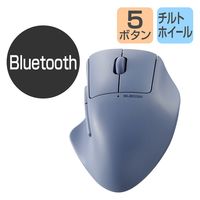 Bluetooth マウス 静音 ワイヤレスマウス 5ボタン チルトホイール付 ネイビー M-SH30BBSKNV エレコム 1個