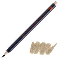 あかしや カラー筆ペン 水彩毛筆「彩」亜麻色 CA200-24 5本（直送品）