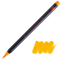 あかしや カラー筆ペン 水彩毛筆「彩」橙色 CA200-25 5本（直送品）