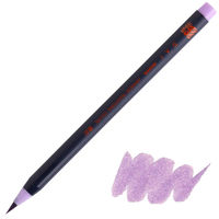 あかしや カラー筆ペン 水彩毛筆「彩」藤色 CA200-30 5本（直送品）