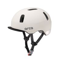 オージーケーカブト ヘルメット ARCA（アルカ） 50-54cm マットオフホワイト 20611545 1個（直送品）