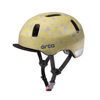 オージーケーカブト ヘルメット ARCA（アルカ） 50-54cm マットアートイエロー 20611552 1個（直送品）