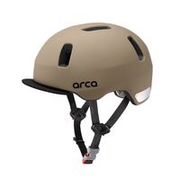 オージーケーカブト ヘルメット ARCA（アルカ） 50-54cm マットモカブラウン 20611583 1個（直送品）