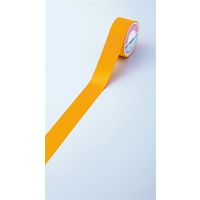 日本緑十字社 フロアラインテープ オレンジ FRTG-50YR 50mm幅×20m エンビ 屋内用 257045 1巻（直送品）