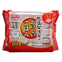 アイリスフーズ（株） アイリス 低温製法パックごはん国産米角型 150x10 x4 4562403554055 4個（直送品）