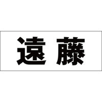 ハイロジック 表札用 切文字シール 「遠藤」