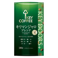 【コーヒー豆】キーコーヒー KEY DOORS+ キリマンジャロブレンド（LP）1袋（180g）