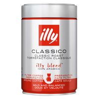 【コーヒー粉】illy（イリー）ブレンド ドリップ用粉 ミディアムロースト（クラシコ）1個（250g）