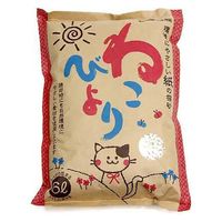 ボンビアルコン 紙の猫砂　ねこびより　６Ｌ×５袋 237900 1セット（直送品）