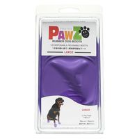 Pawz Dog Boots Ｐａｗｚ　ラバードッグブーツ　Ｌ　パープル 271655 1個（直送品）